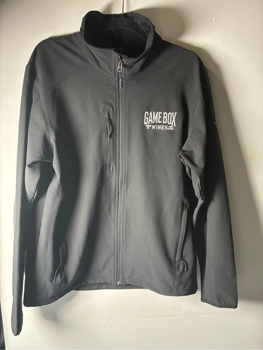 The North Face Game Box Black Softshell Jacket - Men Size Large